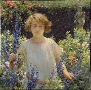 Charles Courtney Curran Betty Newell painting